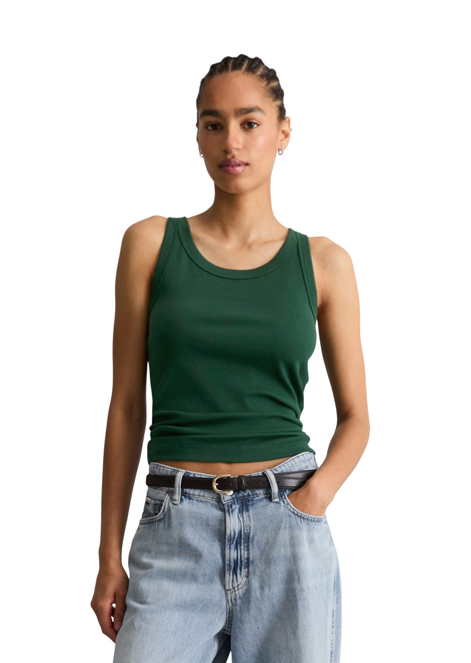 Marc O'Polo DENIM T-Shirt aus Bio-Baumwoll-Stretchjersey