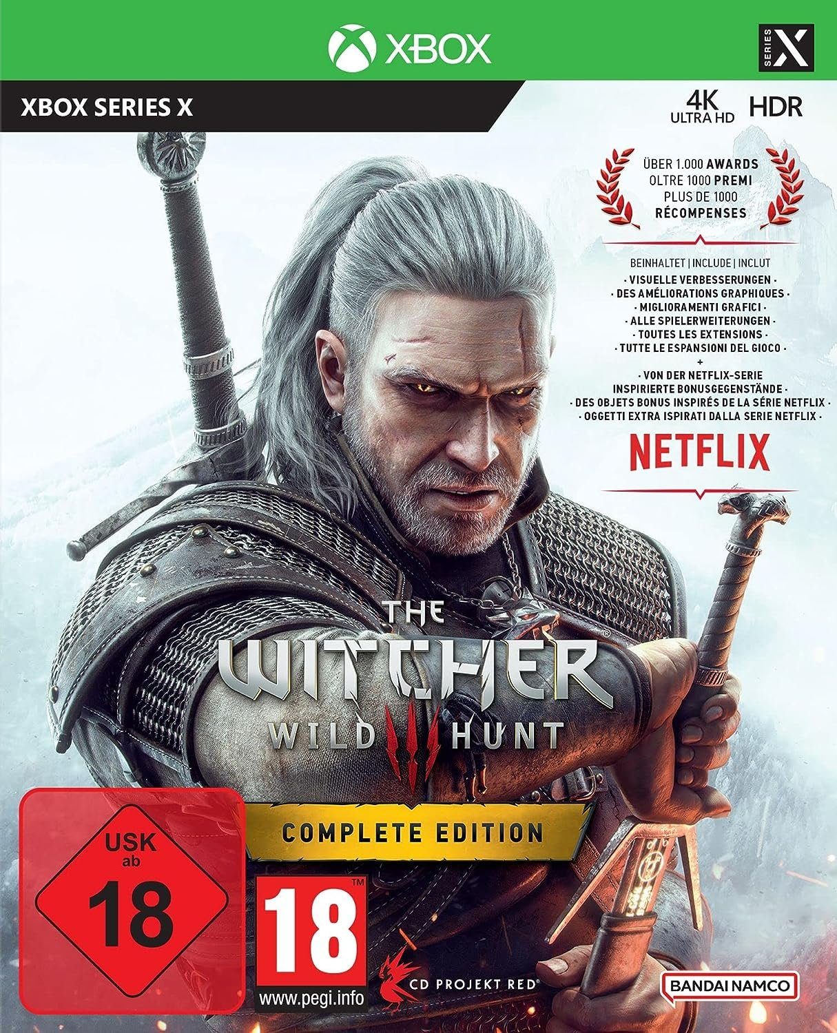 XBOX Series X The Witcher Wild Hunt 3 Complete Edition Xbox Series X, Brandneue Mods, die eigens