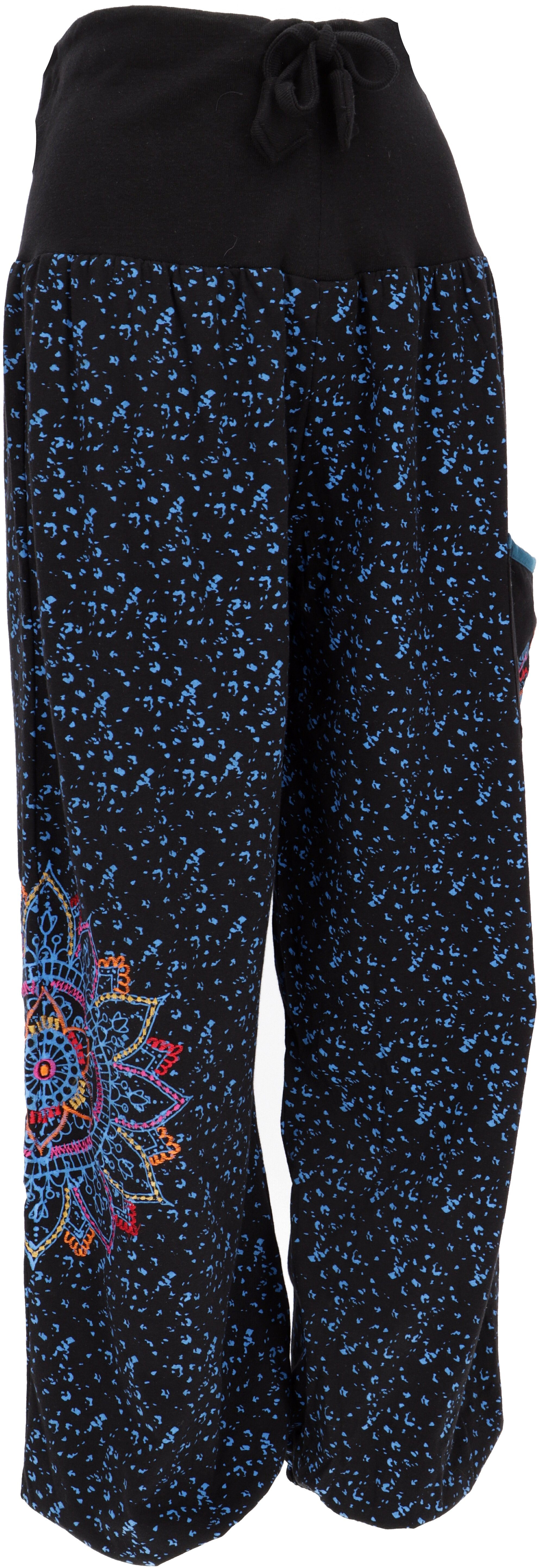 Guru-Shop Relaxhose Weite Pluderhose mit breitem günstig online kaufen