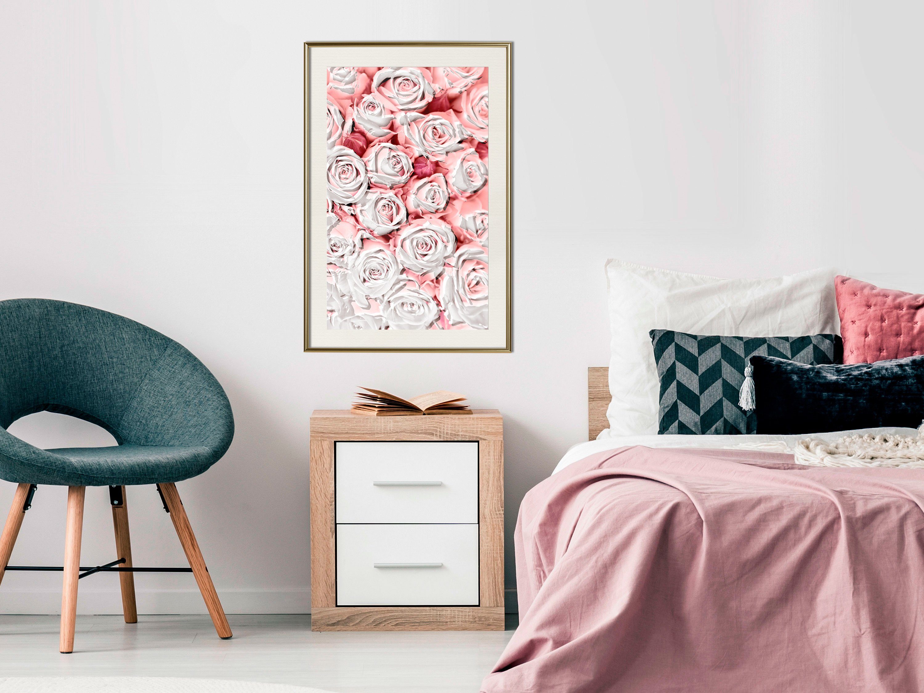 Artgeist Poster White Roses