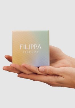 FILIPPA FIRENZE Paar Ohrclips Milanese, mit funkelnden Kristallen in Tropfenform