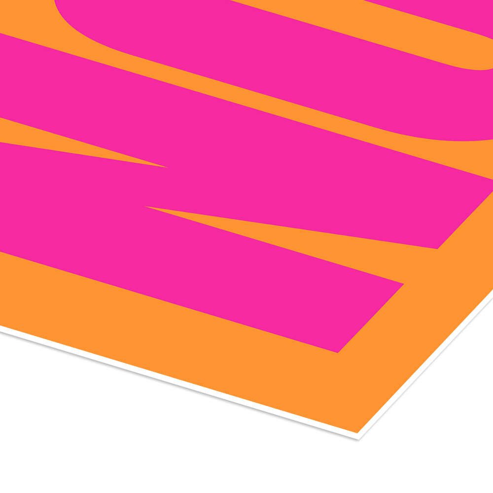 Posterlounge Wandbild NÖ, Orange, Ohkimiko, erhältlich als Poster, Leinwandbild, Wandsticker oder Acrylglasbild