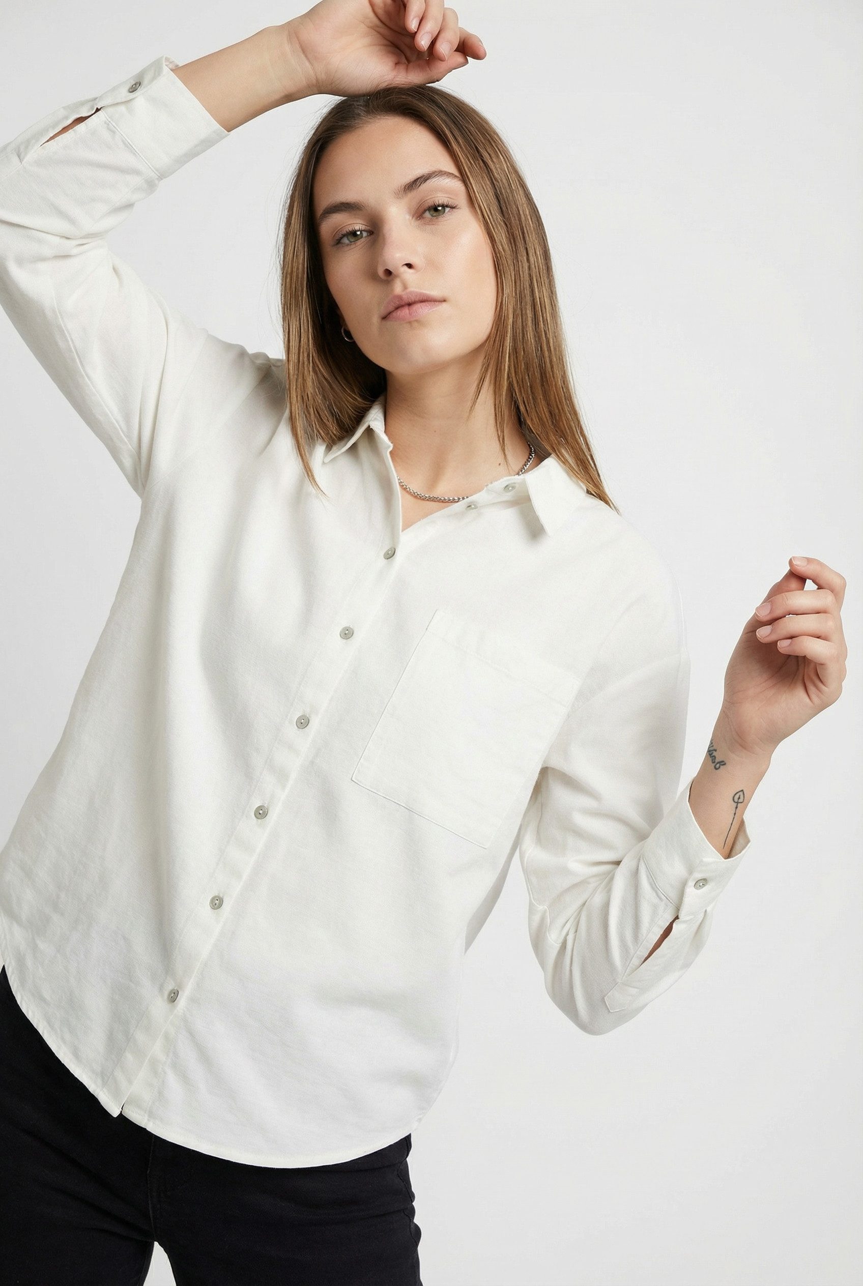 Vila Langarmbluse VIPRISILLA L/S LOOSE SHIRT - NOOS