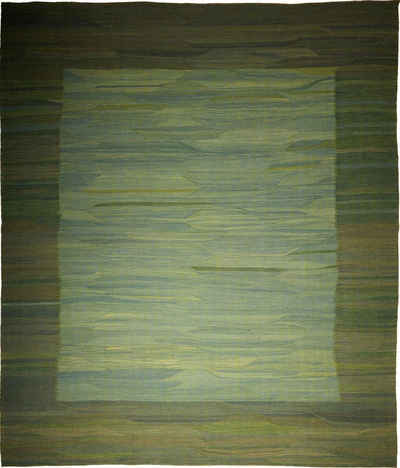 Orientteppich Kelim Fars 352x417 Handgeknüpfter Orientteppich / Perserteppich, Nain Trading, rechteckig, Höhe: 4 mm