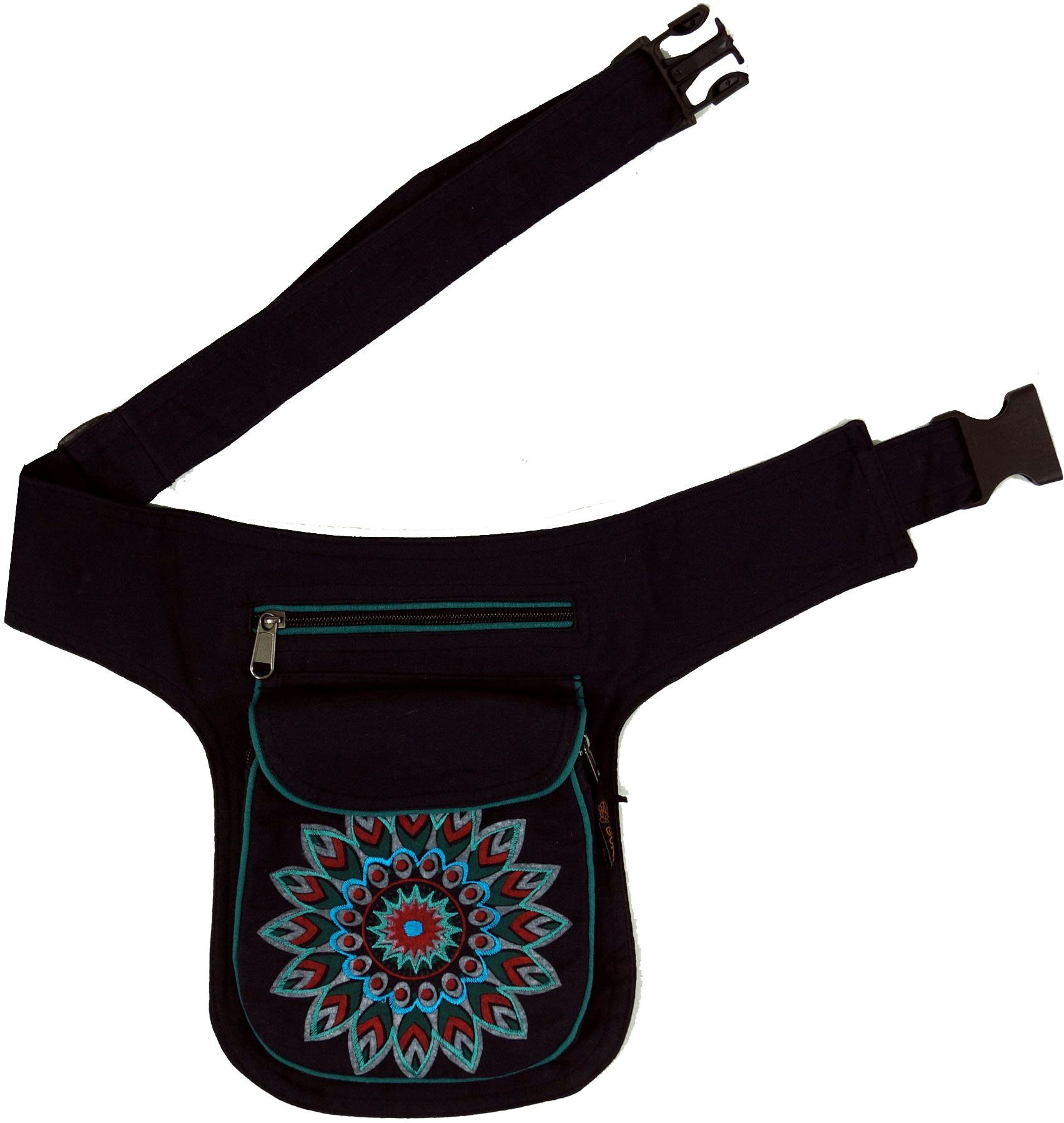 Guru-Shop Gürteltasche Stoff Sidebag & Gürteltasche Mandala, Goa.. – Bild 2 von 5