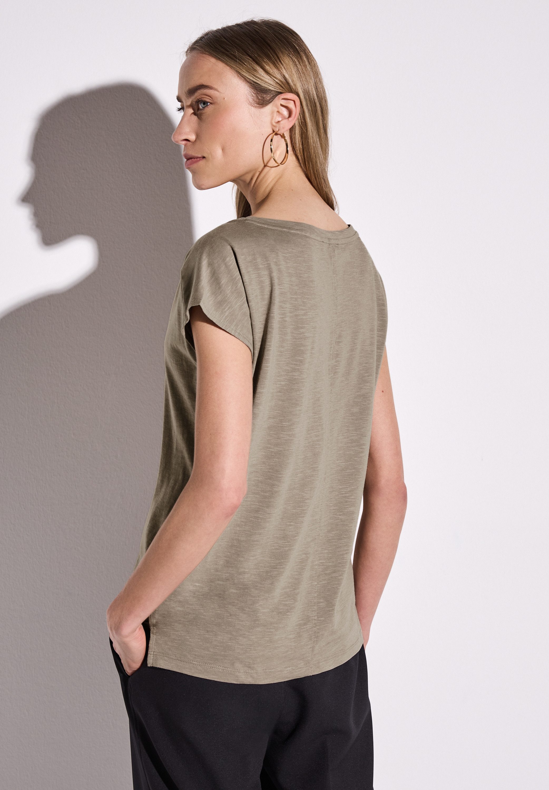 STREET ONE T-Shirt, im soften Baumwoll-Mix günstig online kaufen