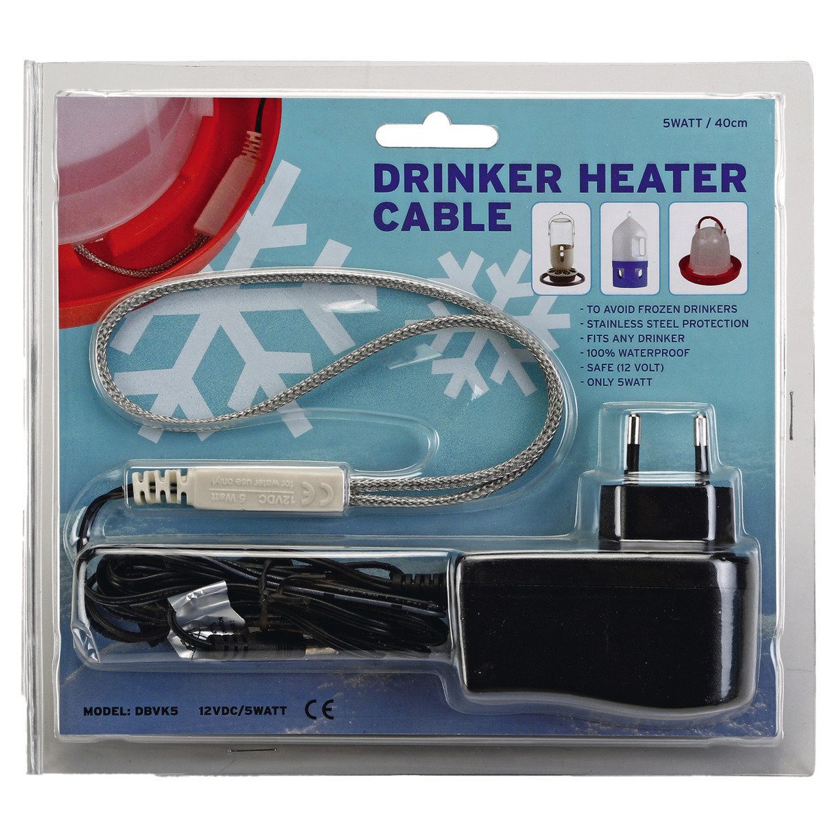 OLBA B.V. Wasserspender Trinkwasser Heizkabel 5 W