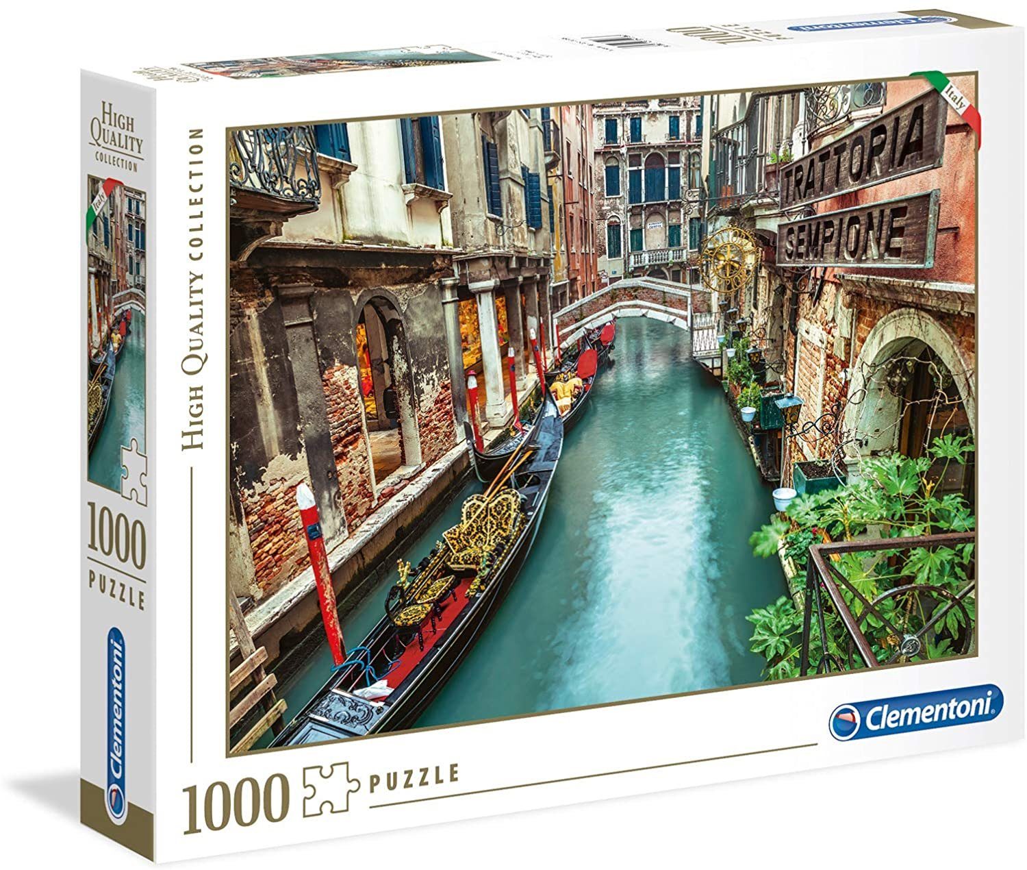 Clementoni® Puzzle High Quality Collection Puzzle "Venedig Kanal", 1000 Puz günstig online kaufen