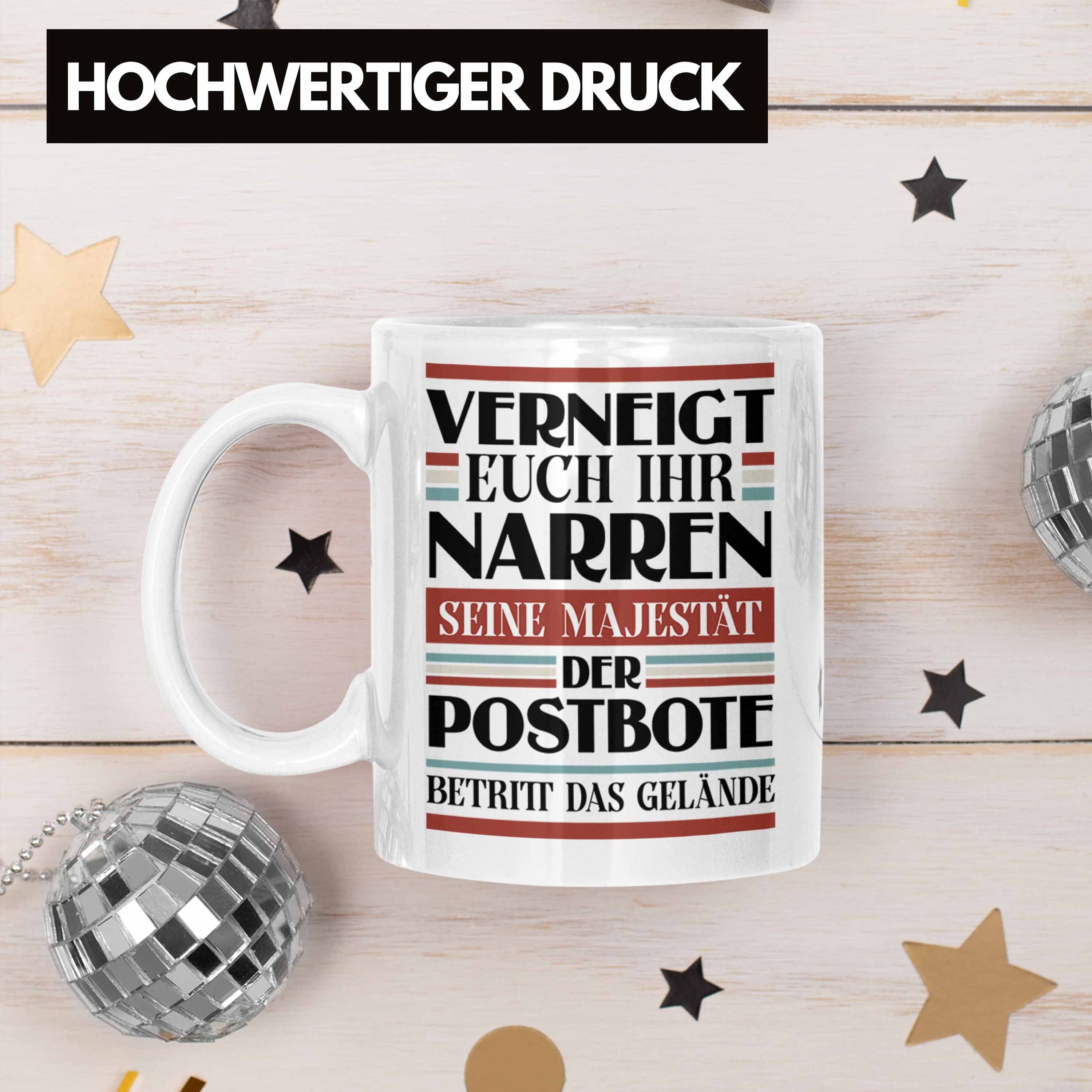 Euc Weiss Tasse Postbote Trendation Männer - Tasse Geschenk Lustig Verneigt Spruch Trendation