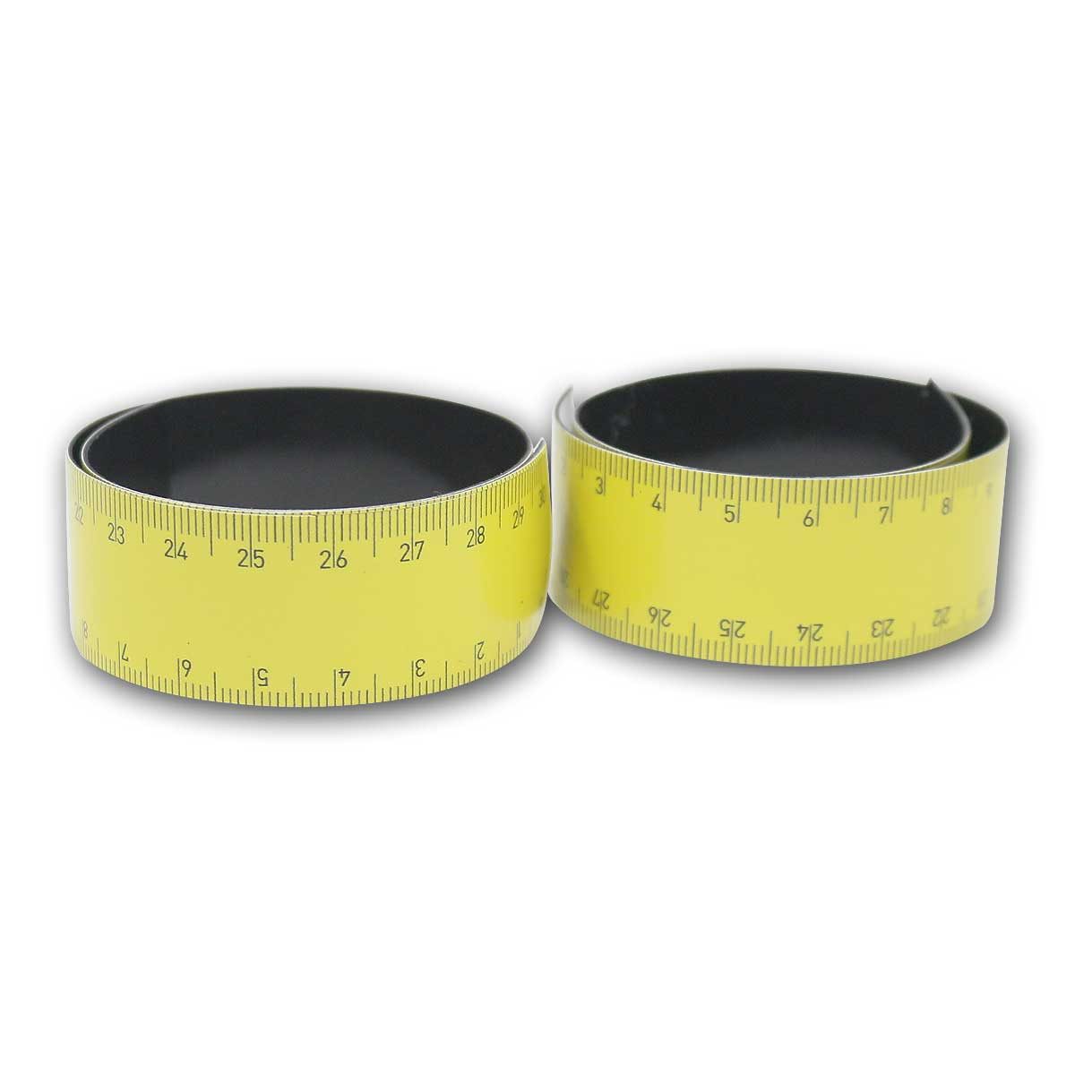 Sintron Lineal 2er Set Magnet-Lineale à 30cm, gelb, flexibel