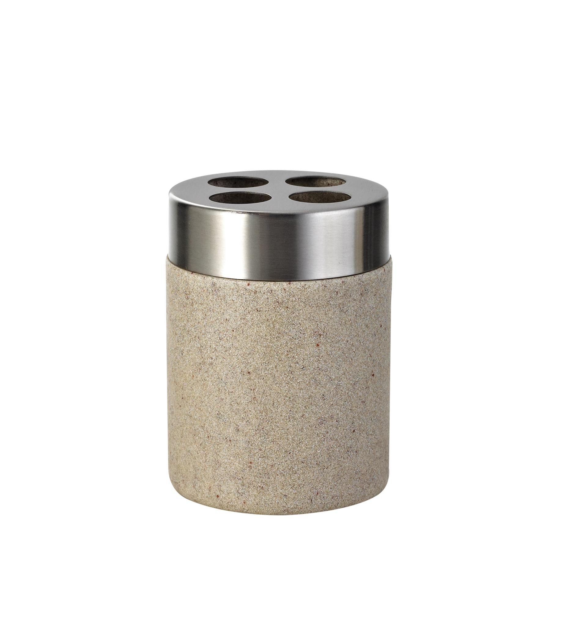 Ridder Badaccessoire-Set Zahnbürstenhalter Stone beige