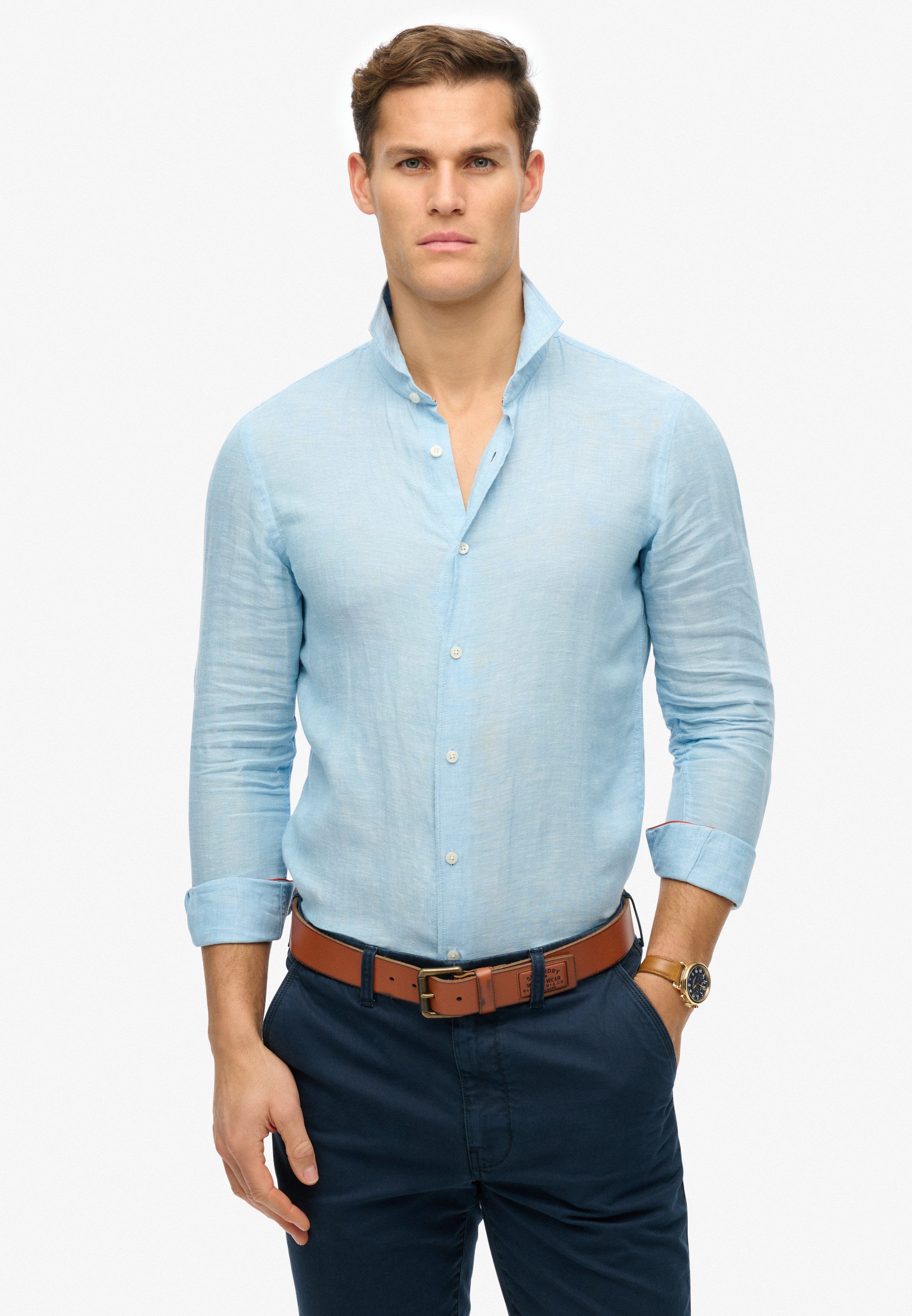Superdry Langarmhemd VACATION L/S LINEN SHIRT günstig online kaufen