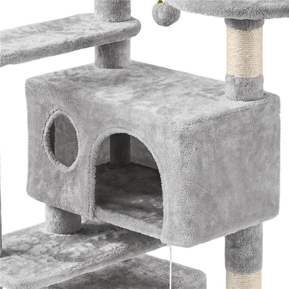 Katzen-Kratzbaum 45,7 Cm – 3 Ebenen, Mit Spielzeug, Sisal & Kuschelhöhle