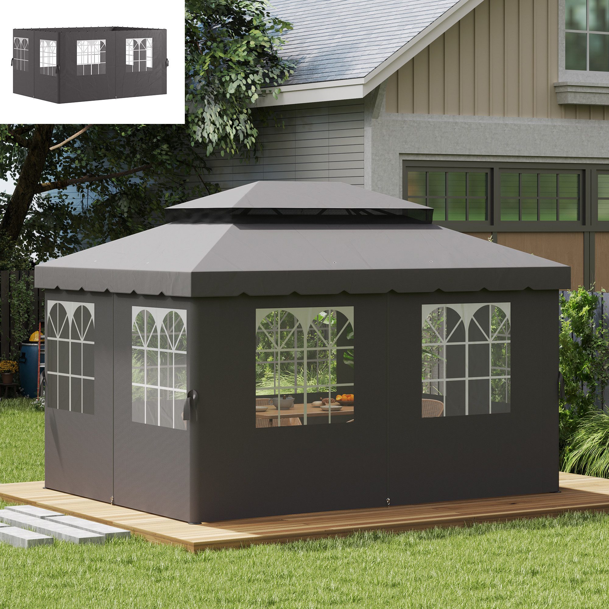 Outsunny Markise für 3 x 4 günstig online kaufen