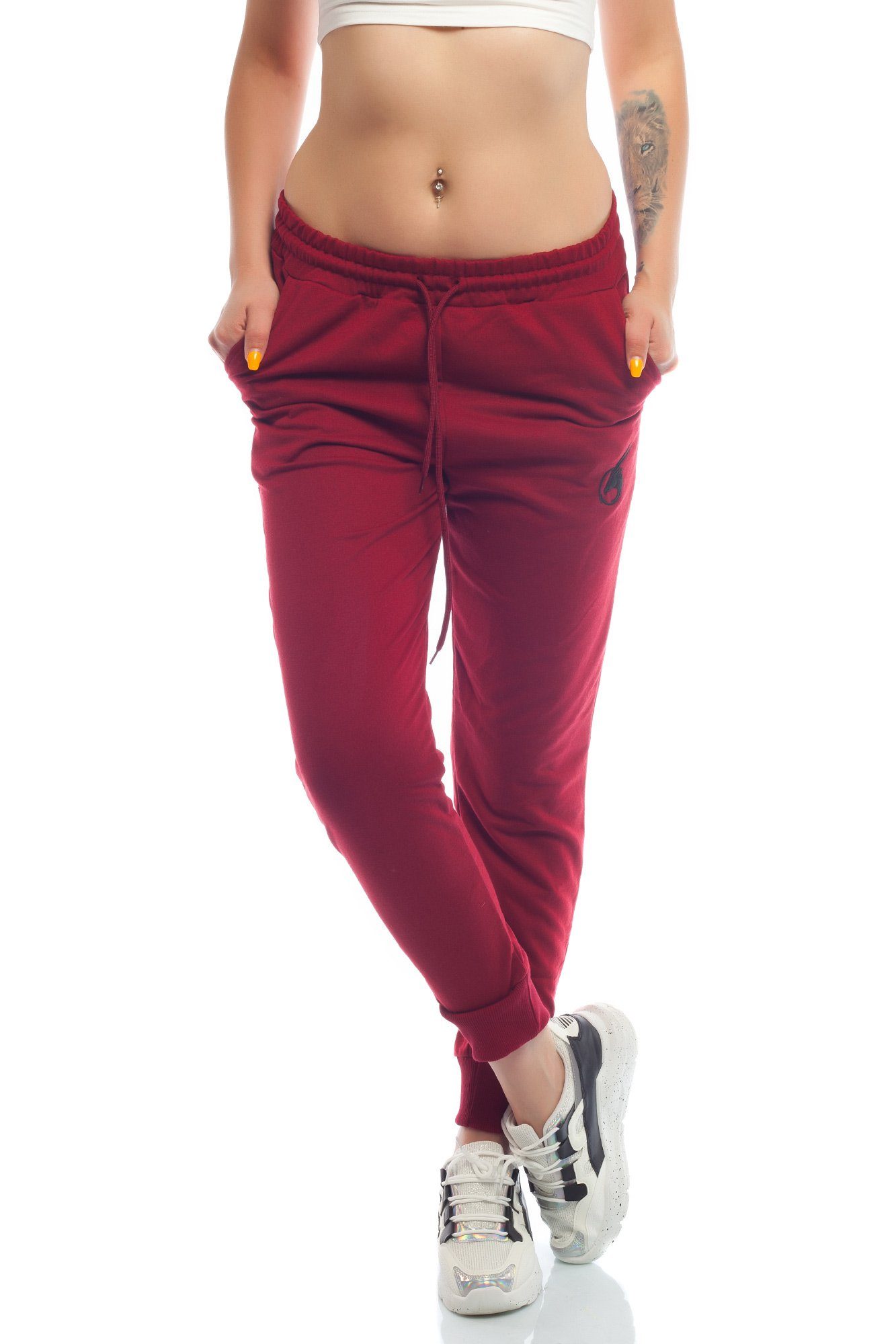 Bongual Jogginghose Loungehose mit Logostickerei Relaxhose günstig online kaufen