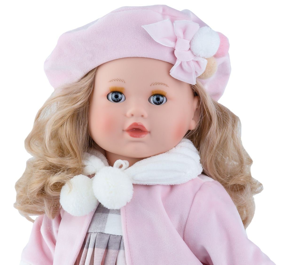 Marina & Pau Anziehpuppe Annabell 42cm mit langen Haaren und Schlafaugen günstig online kaufen
