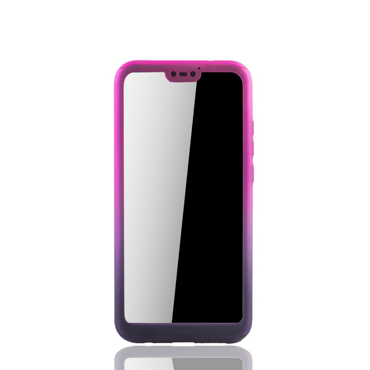 König Design Handyhülle Huawei P20 Lite, Huawei P20 Lite Handyhülle 360 Grad Schutz Full Cover Mehrfarbig