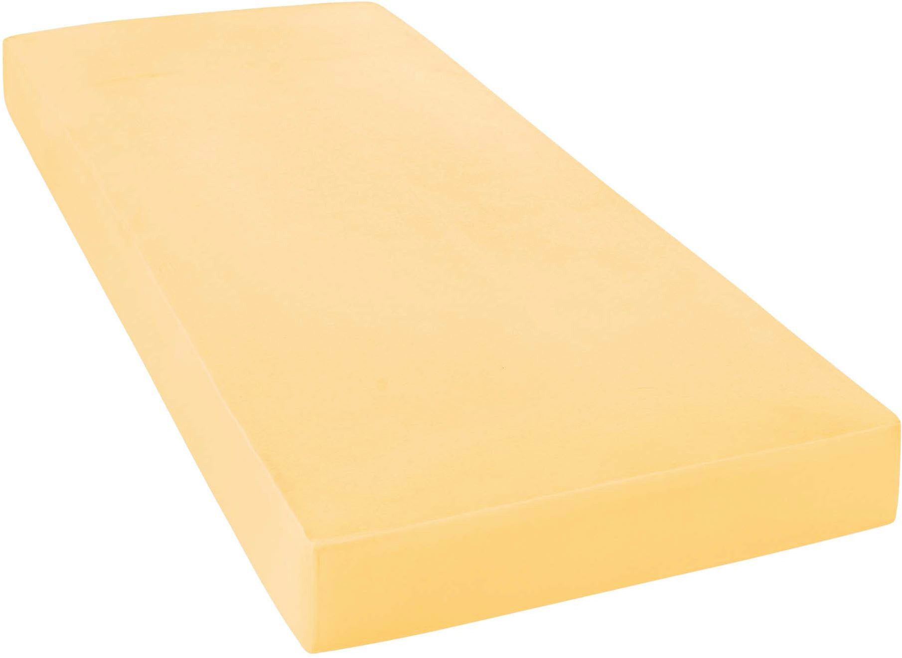 Janine Spannbettlaken ELASTIC 5002 Jersey Bettlaken mit Elasthan, 190 g/m², Jersey-Elasthan, Gummizug: rundum, (1 Stück), für Matratzen bis 35 cm Höhe, 95% Baumwolle, hochwertig, langlebig