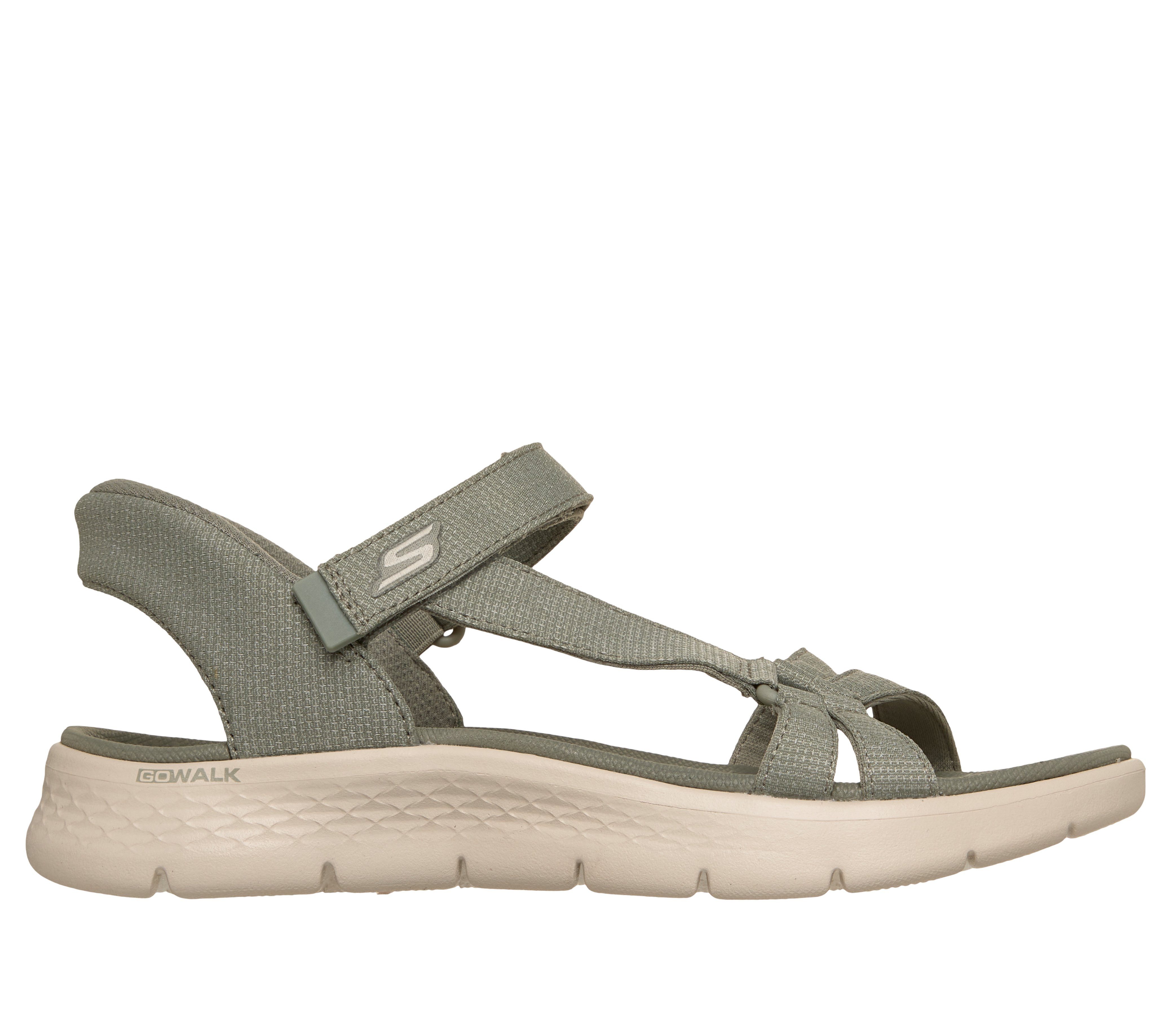 Skechers GO WALK FLEX SANDAL-ILLUMINATE Sandale Sandalette, Trekking Sandale mit Gogo Mat Fußbett – Bild 4 von 5