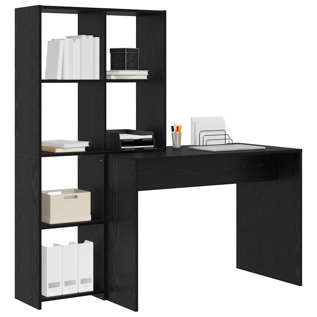 vidaXL Schreibtisch Schreibtisch Schwarze Eiche 138.5 günstig online kaufen