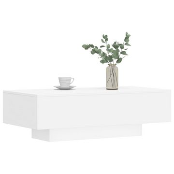 furnicato Couchtisch Weiß 100x49,5x31 cm Holzwerkstoff