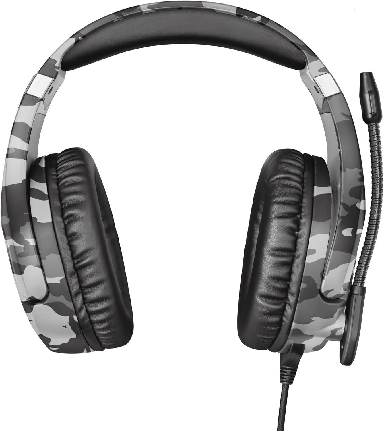 Trust Gaming Gaming-Headset (Weiche Einstellbarem Mit 3.5mm) mit Klappbarem Kopfbügel, Over-Ear-Polster, Headset und Kabel, Mikrofon