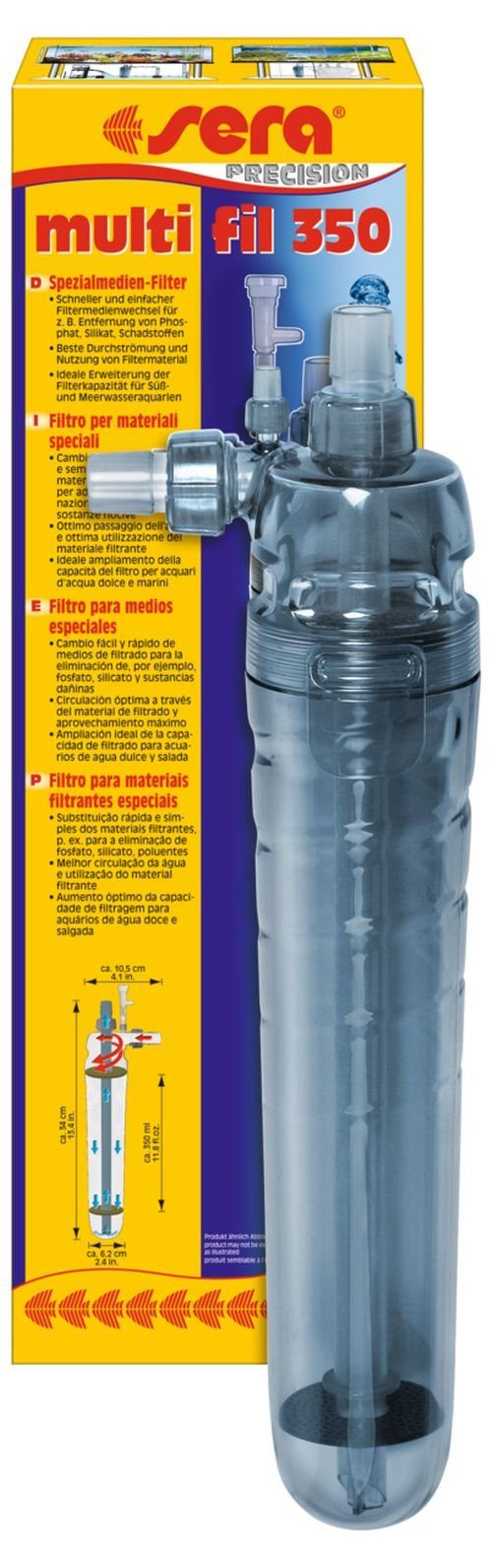Aquariendeko sera multi fil 350 Spezielmedienfilter