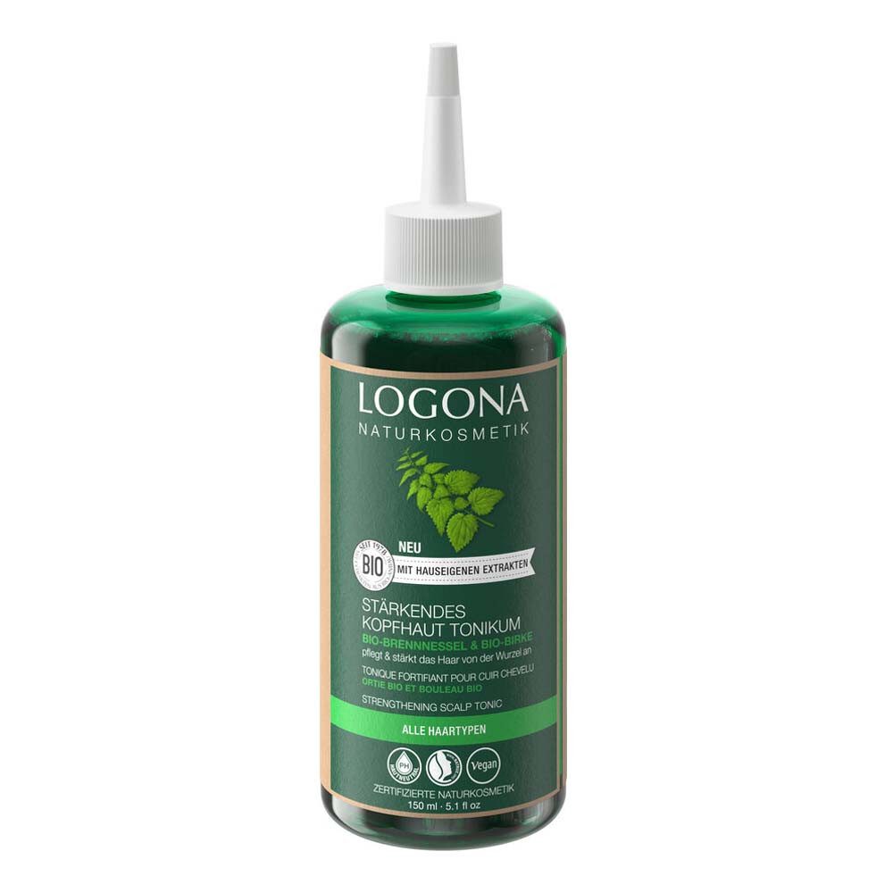 LOGONA Haartonikum Brennnessel & Birke - Stärkendes Kopfhaut Tonikum 150ml