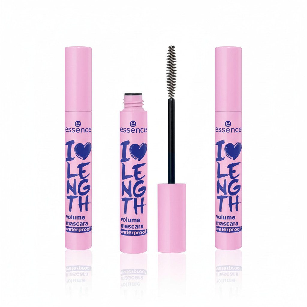 Essence Mascara I LOVE LENGTH volume mascara waterproof, 3-tlg.