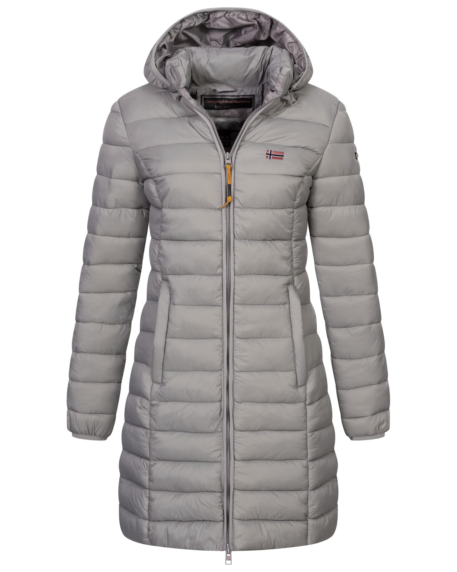 Geographical Norway Steppmantel Winter Jacke Steppjacke Parka Lange Kapuzen günstig online kaufen