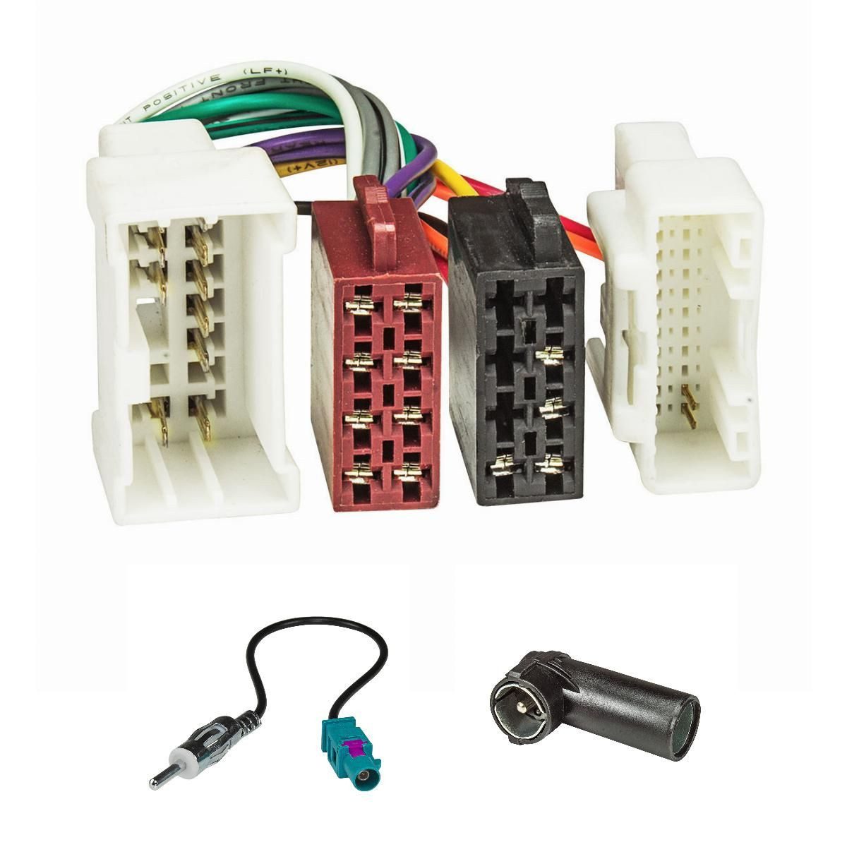 tomzz Audio Radio Anschluss Montage Set passt für Dacia ab 2012 Renault ab 2012 Sm KFZ-Adapter