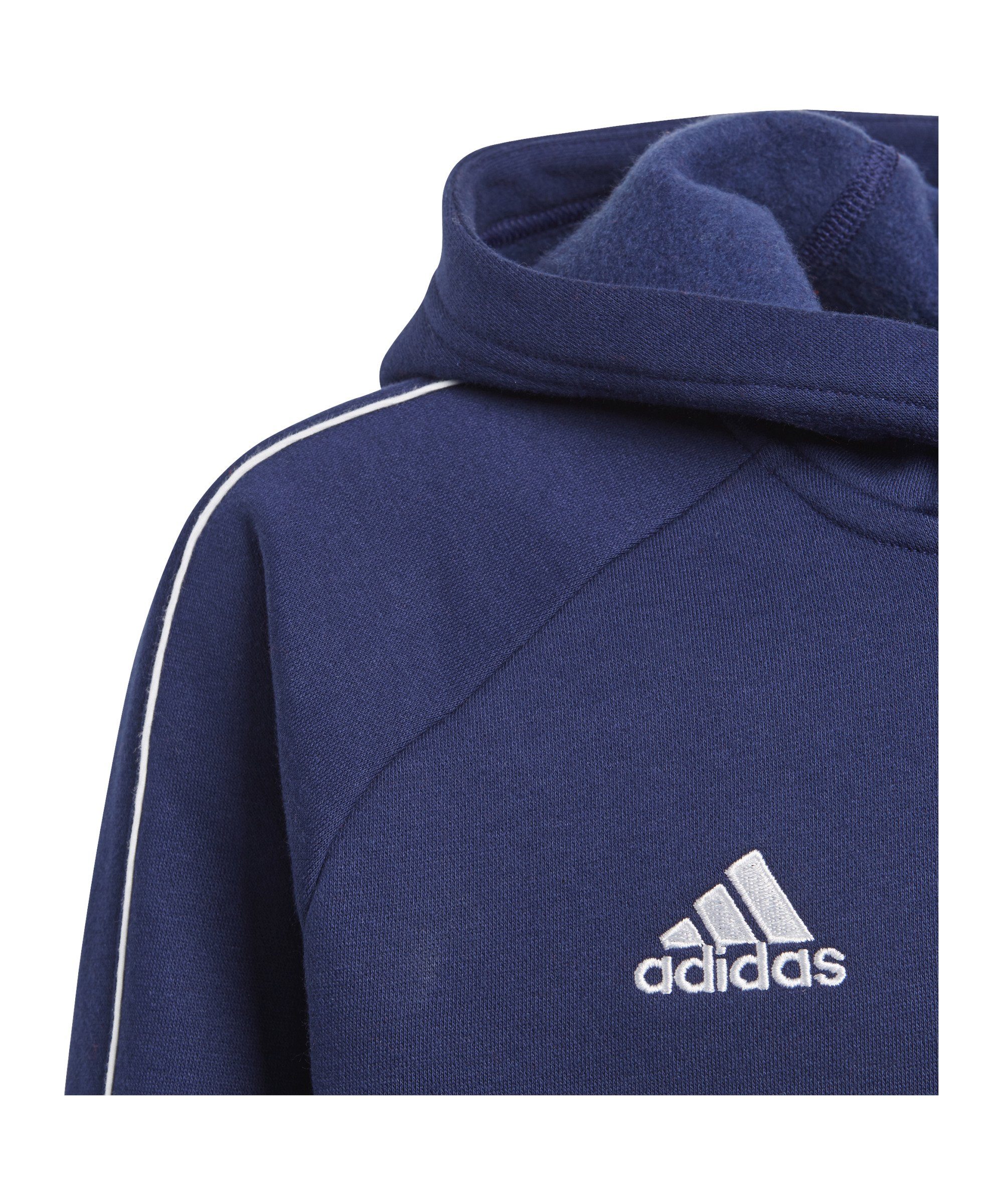 adidas 18 Kids Performance Sweatshirt blauweiss Core Hoody Kapuzenswearshirt