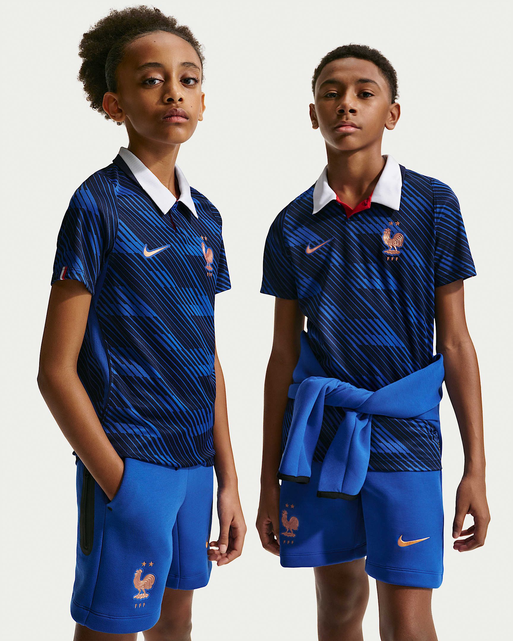 Fußballtrikot Frankreich 2026 Heimstadion Replika-Fußballtrikot (Kinder)