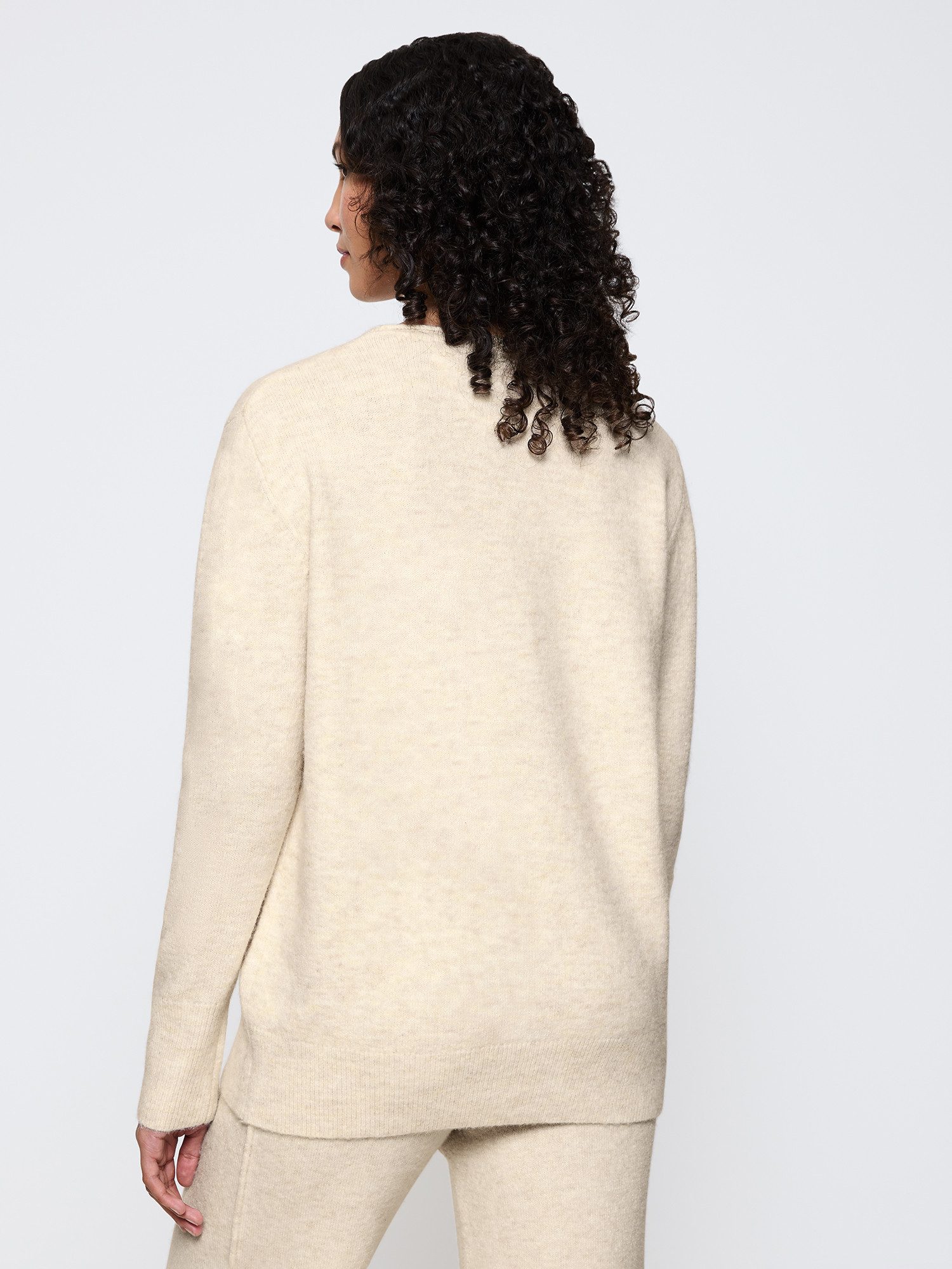 Triumph Sweatshirt Amourette Cozy überschnittene Schulter - lockere Passform - gerippter Saum