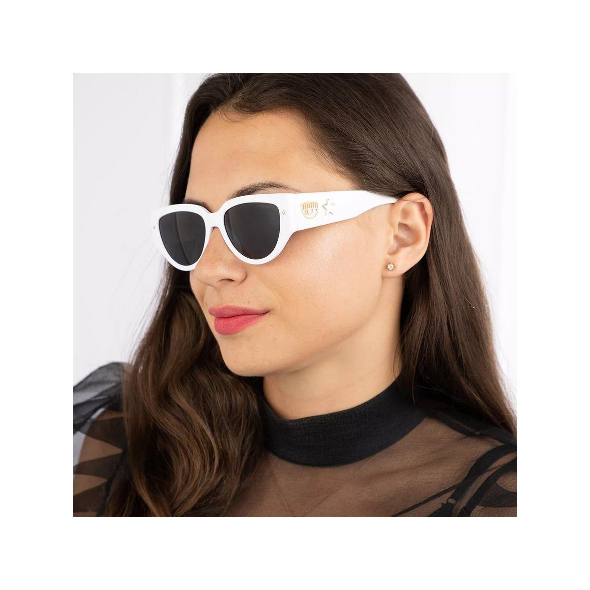 CHIARA FERRAGNI Sonnenbrille weiß (1-St)