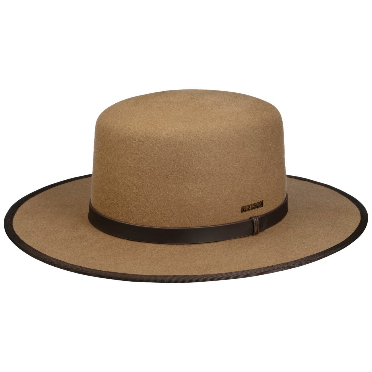 Stetson Cowboyhut (1-St) Wollfilzhut mit Lederband