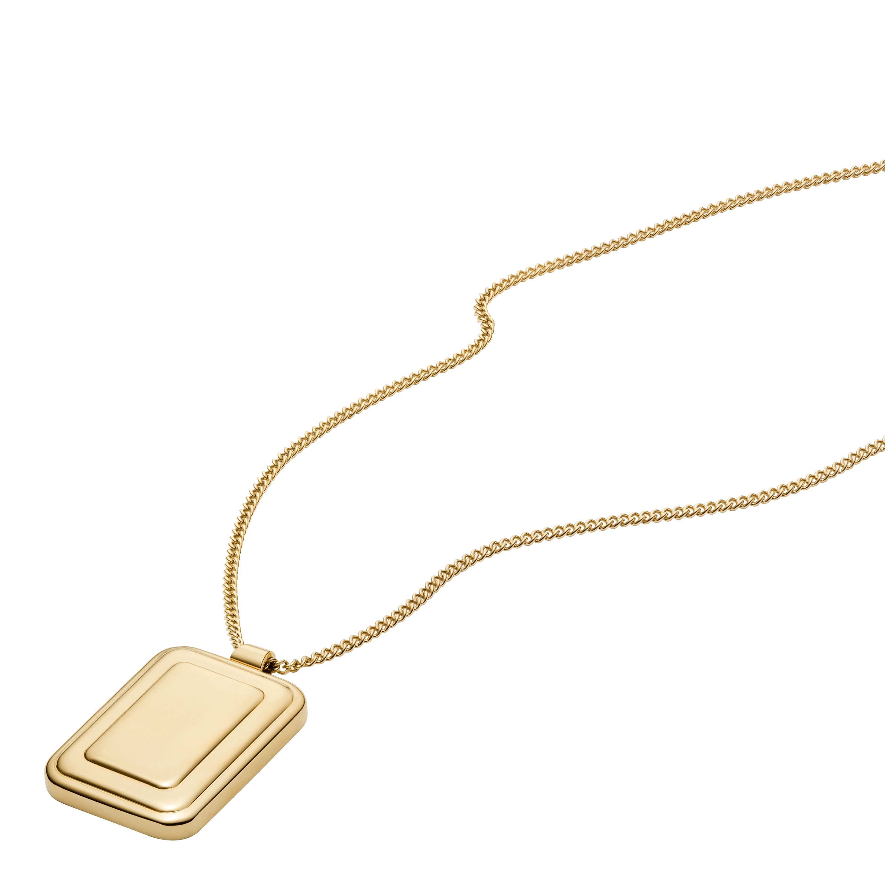 Fossil Kette mit Anhänger Schmuck Geschenk Edelstahl RAQUEL