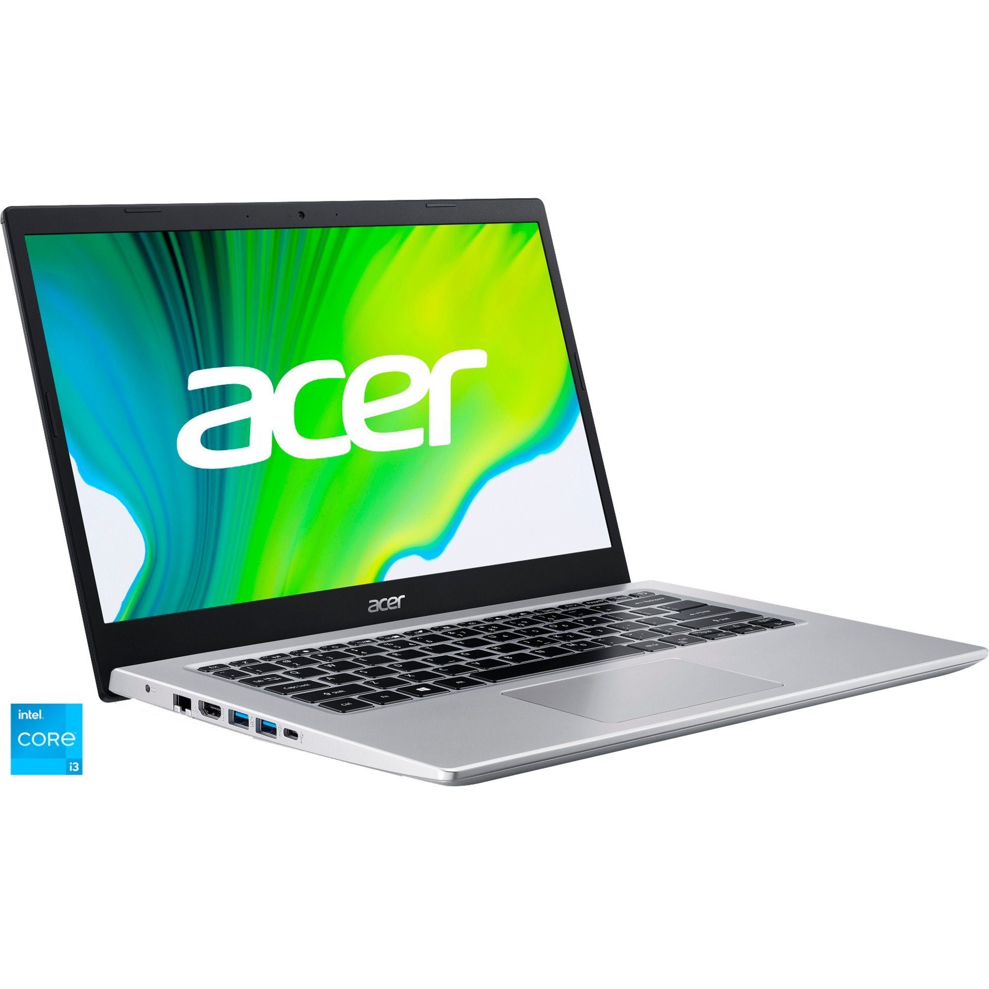 Acer Acer Aspire A514-54-39FZ, schwarz (A) Notebook (Intel Core i3 1115G4,  Iris Plus Graphics G4, 512 GB SSD)