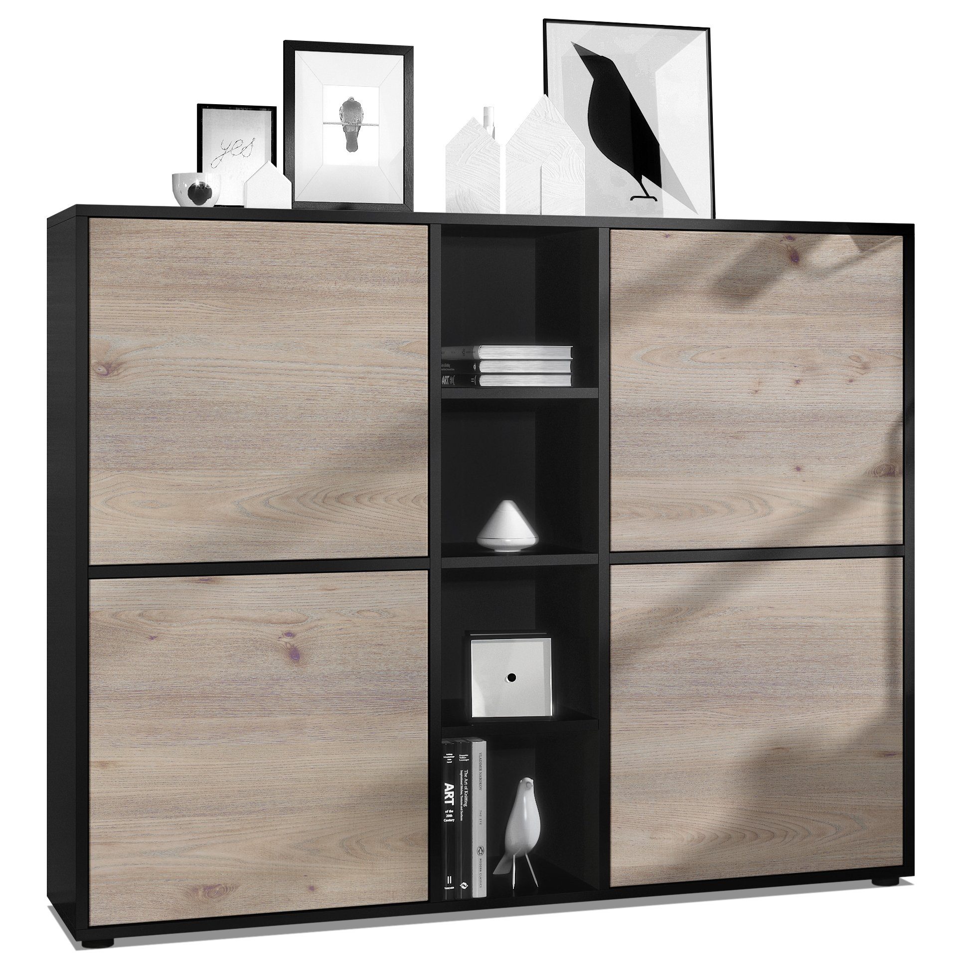 Vladon Highboard Cuba V3 (Highboard, Schrank günstig online kaufen
