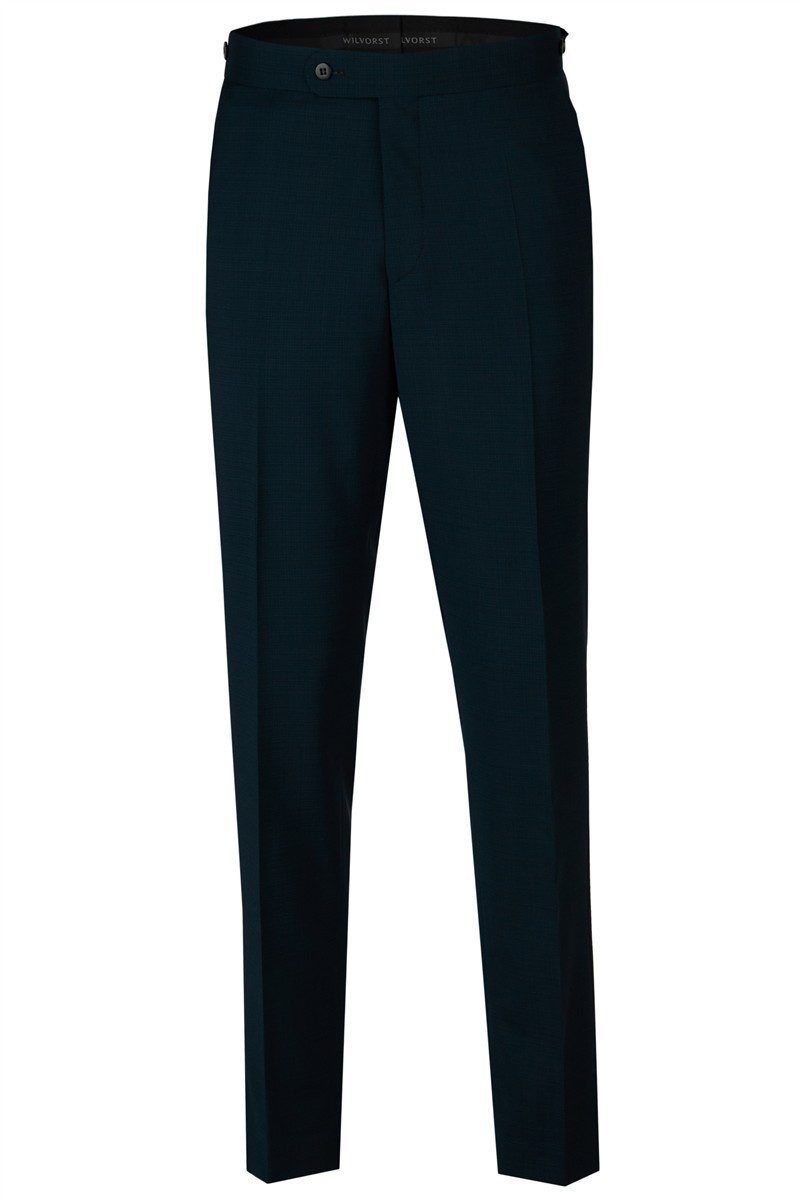 Wilvorst Anzughose Wilvorst CLASSICs Herren Smokinghose Drop8 Grün