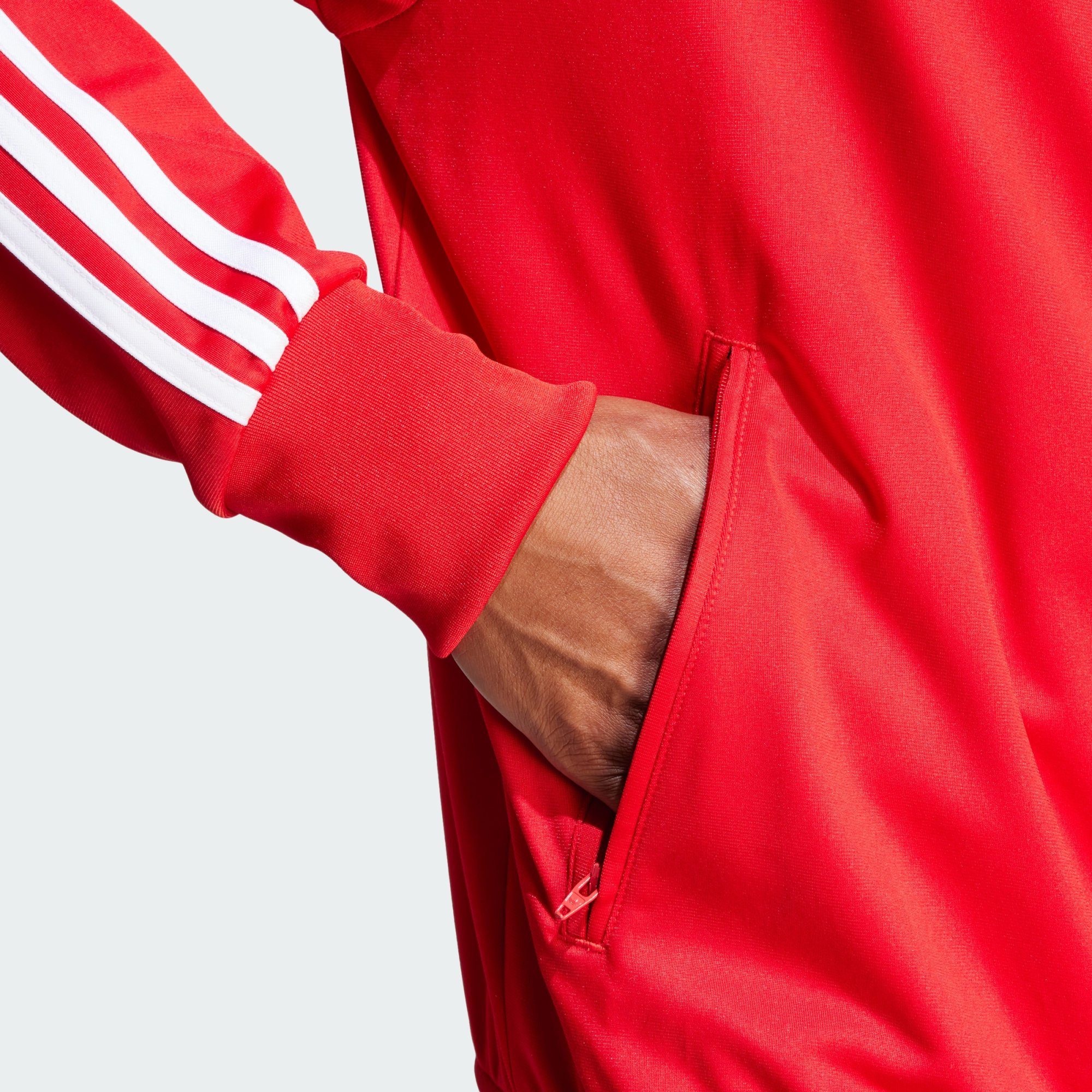 adidas Originals ADICOLOR CLASSICS Better Trainingsjacke JACKE White ORIGINALS / Scarlet FIREBIRD