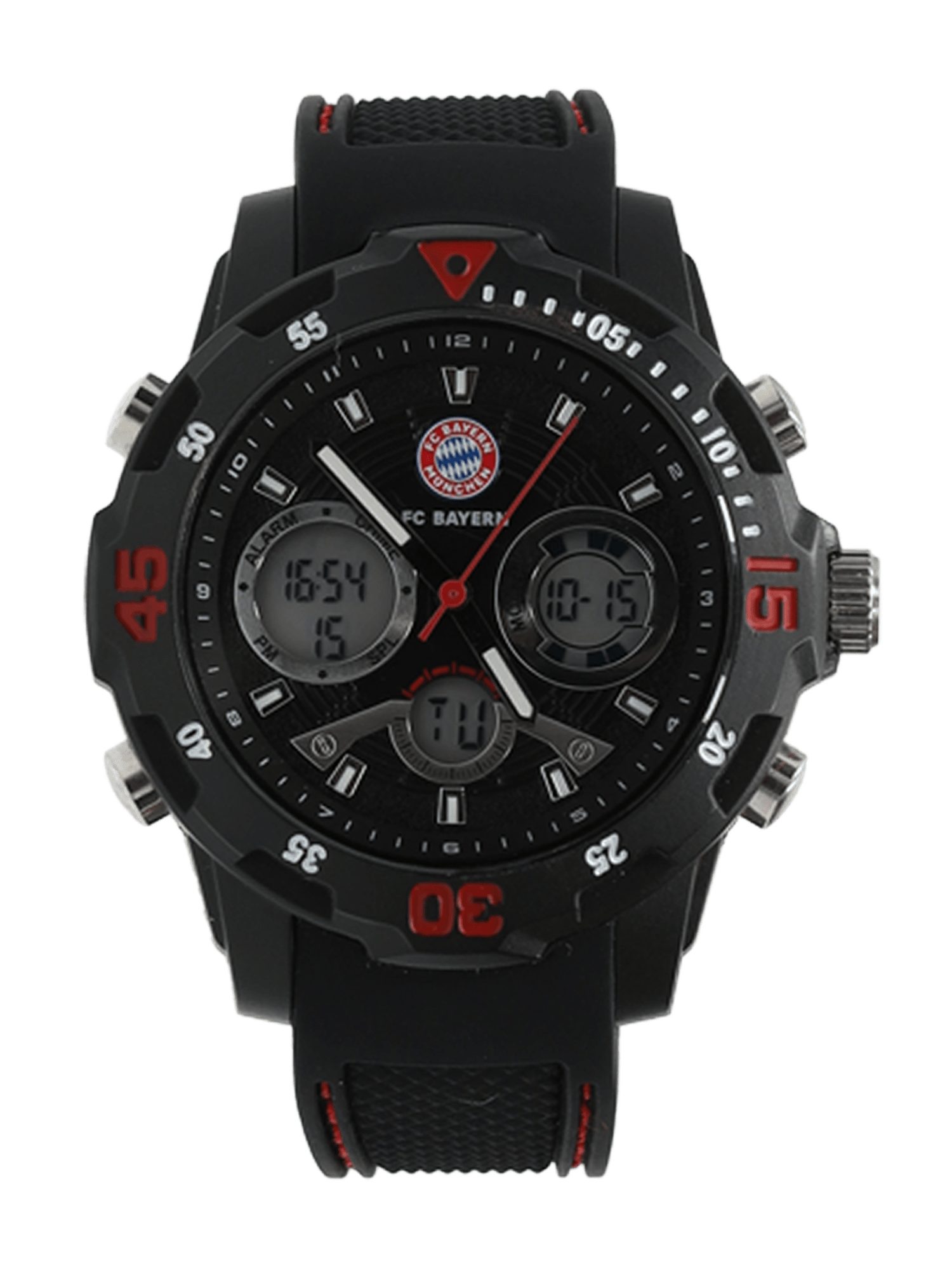 FC Bayern München Wecker FC Bayern München Digitaluhr für Kinder (Schwarz)