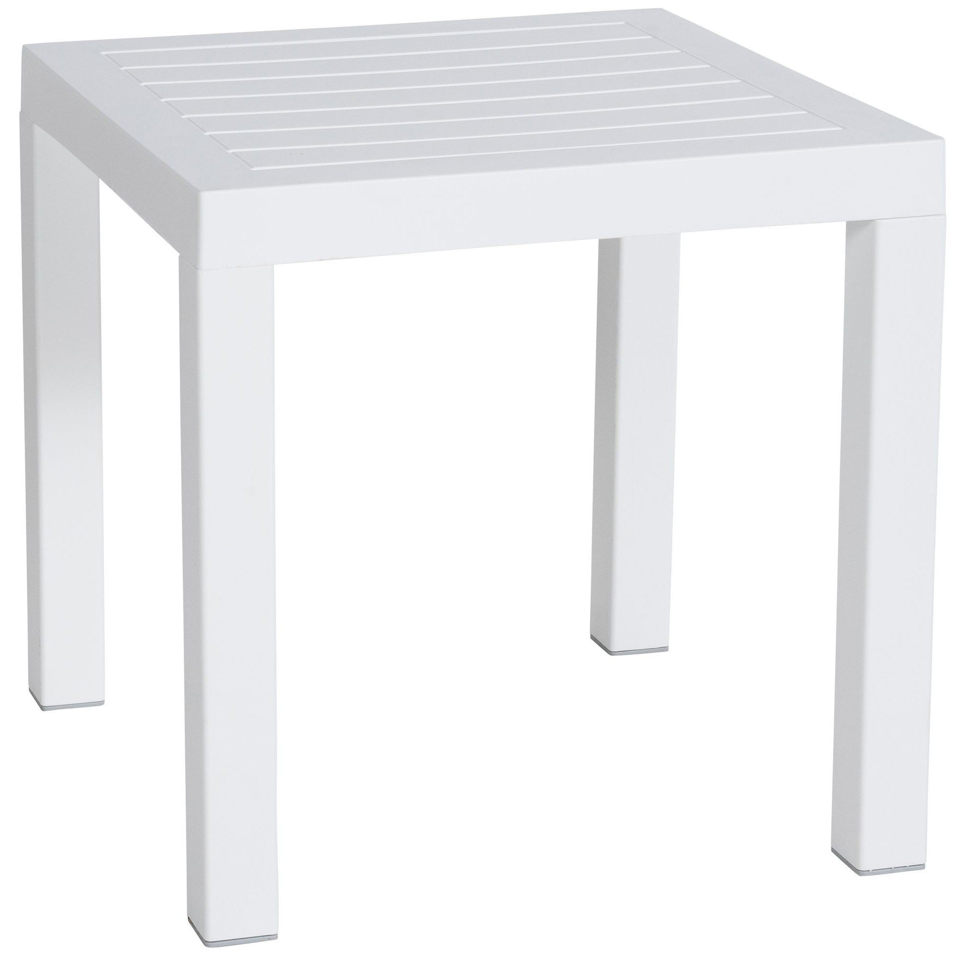 CLP Beistelltisch Gartentisch Balkontisch Loungetisch (Spar-Set, 1-St., 45 x 45 x 45 cm robust), witterungsbeständig, UV-beständig, pflegeleicht