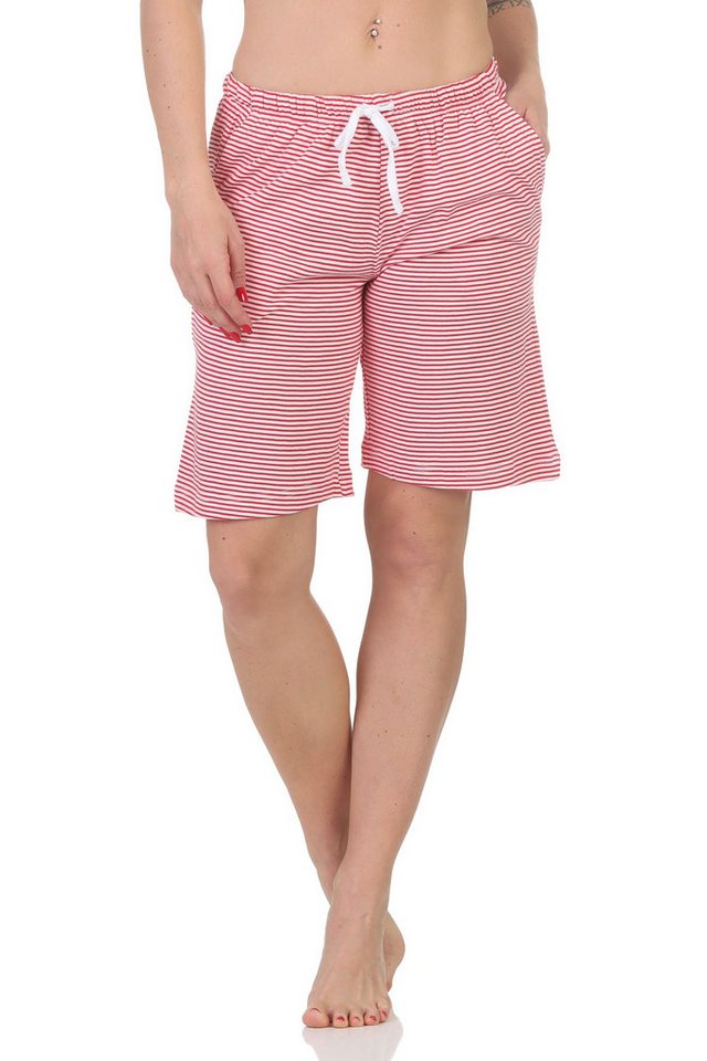 Normann Relaxanzug Damen Shorty Schlafanzug Pyjama Hose kurz - perfekt zu kombinieren