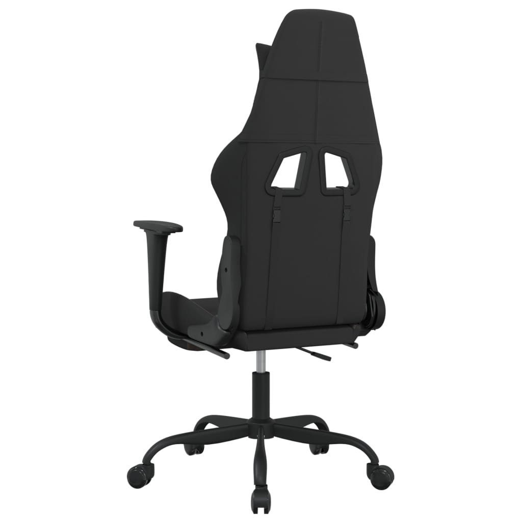 Stoff furnicato Fußstütze mit Schwarz und Taupe St) (1 Gaming-Stuhl