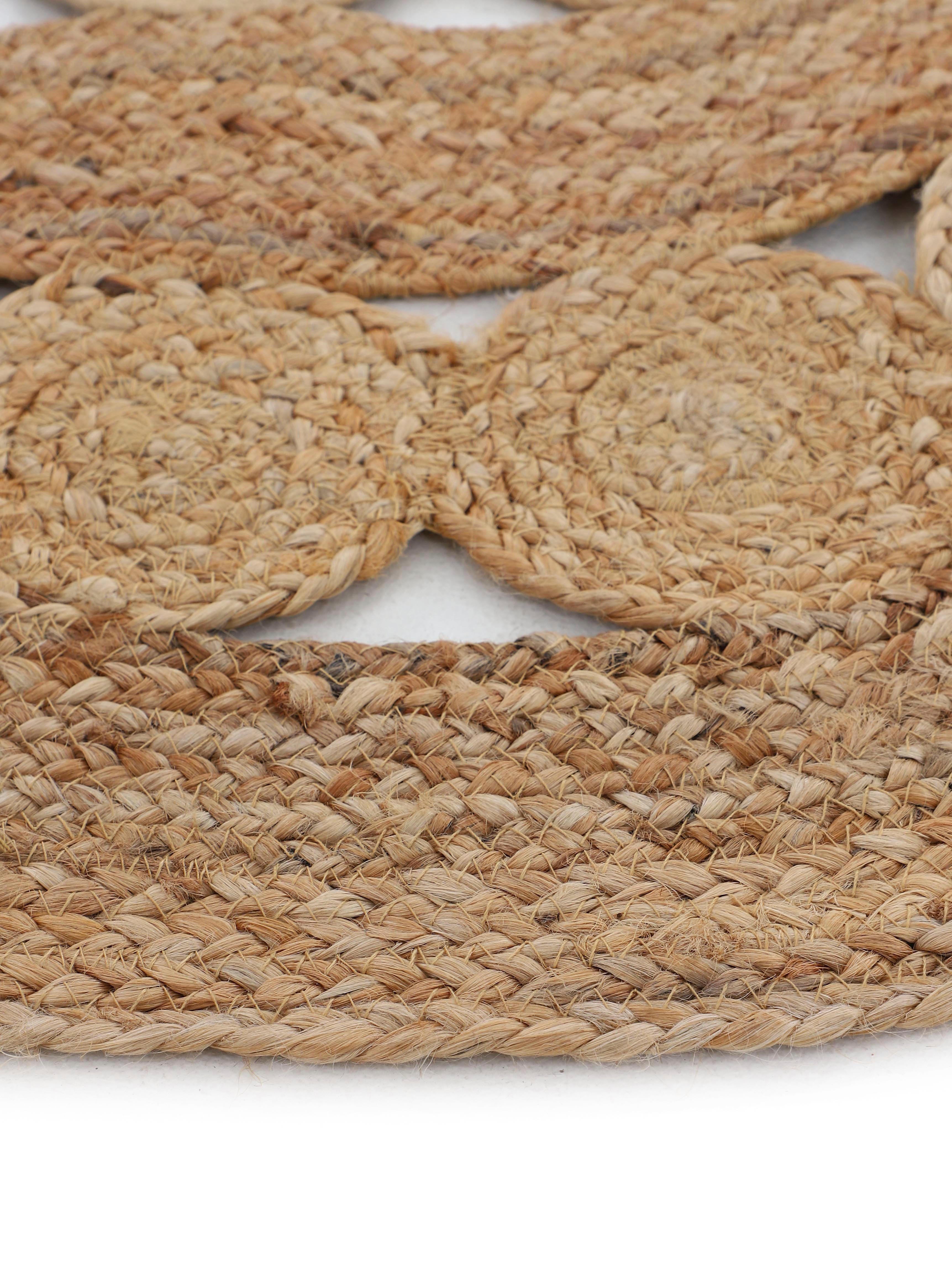 carpetfine Teppich Juteteppich Dana, rund, Höhe: 5 mm