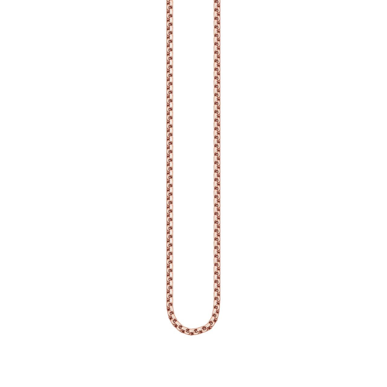 Kette ohne Anhänger KE1106-415-12 Halskette Venezia Sterling-Silber Roségold 90 cm