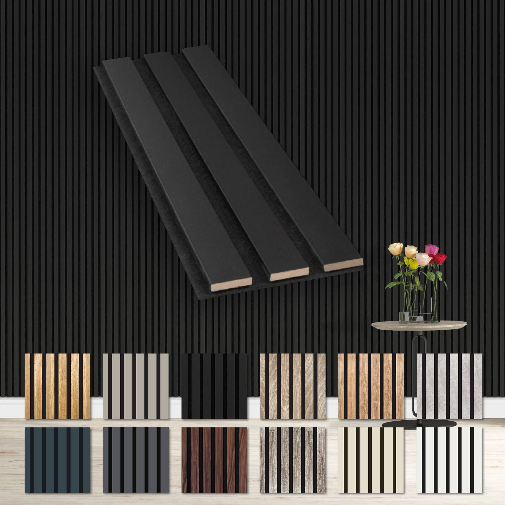 Hexim Wanddekoobjekt Black Edition (Akustikpaneele Musterstück - flexible L günstig online kaufen