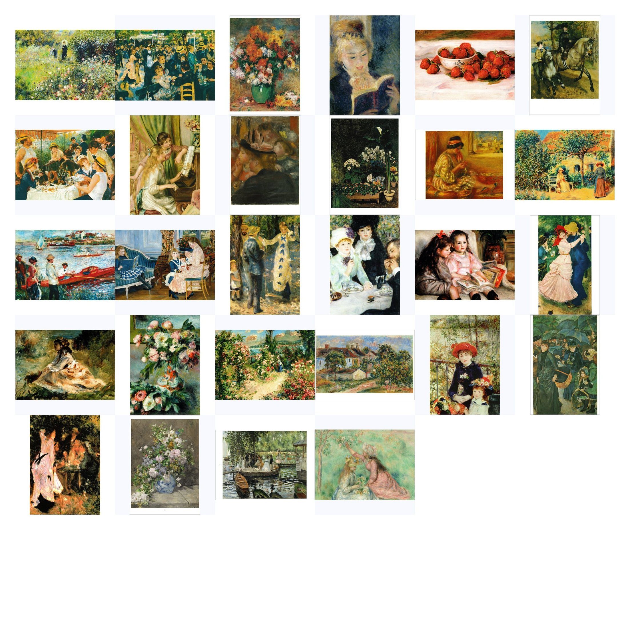 postkarten-universum.de Postkarte Kunstkarten-Komplett-Set Pierre Auguste Renoir