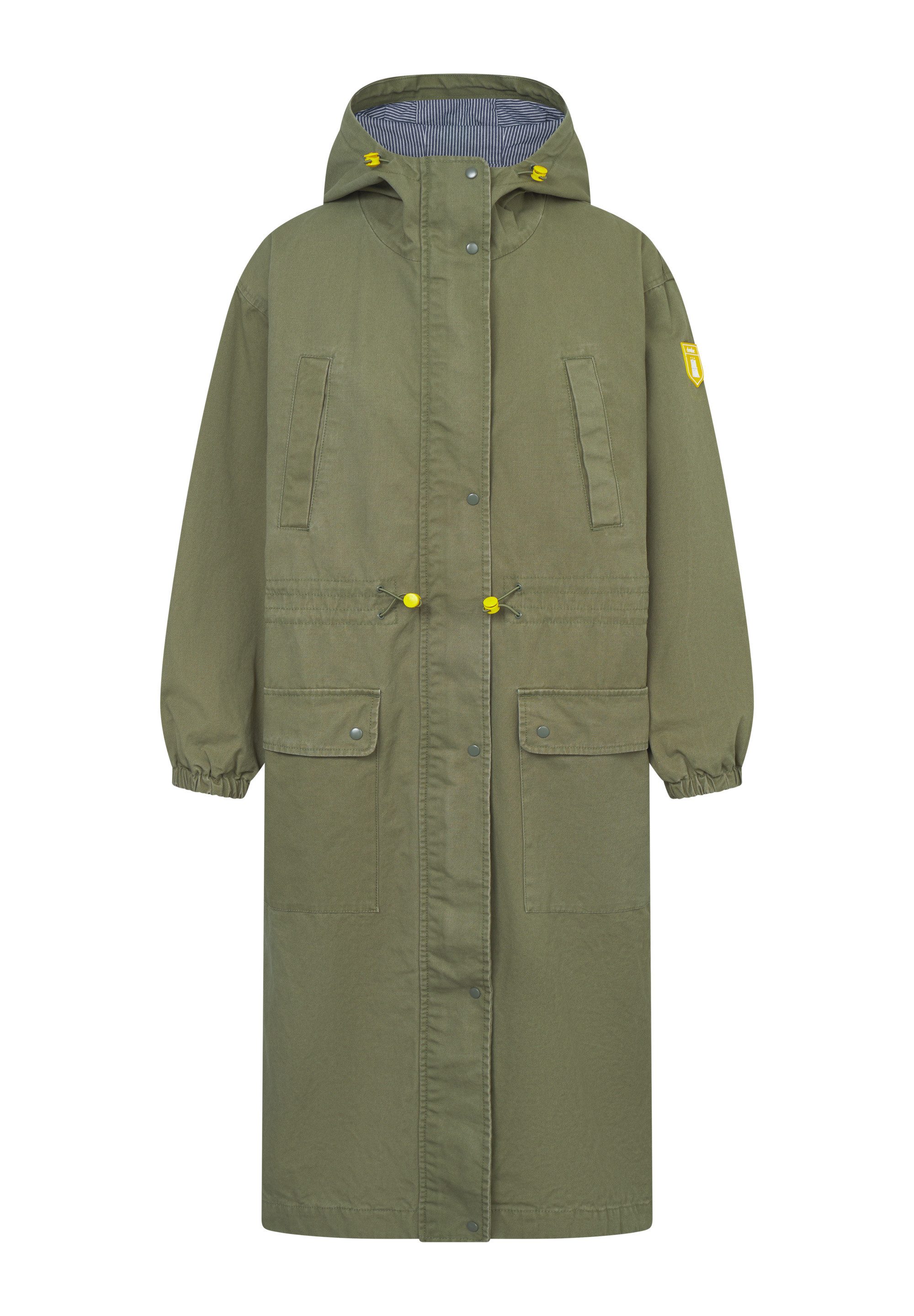 Derbe Langmantel Milby Canvas Jacke, Innentasche, günstig online kaufen